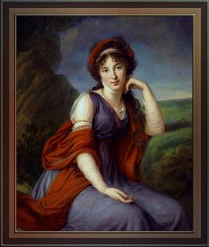 Maria Razumovskaya by Elisabeth-Louise Vigee Le Brun
